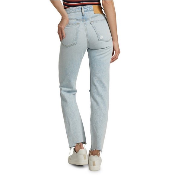 NEW rag & bone Size 30 (8-10) Women's Maya High-Rise Ankle Crop Slim Jeans - Picture 3 of 7